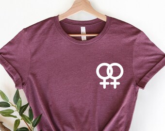 Lesbian Pride Shirt: LGBT Couple Tee