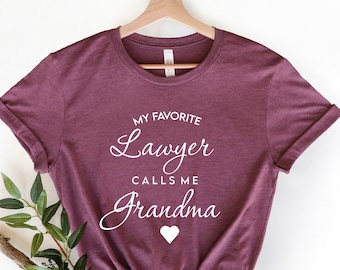 Lawyer Grandma Shirt: Funny Gift for Proud Grandmothers