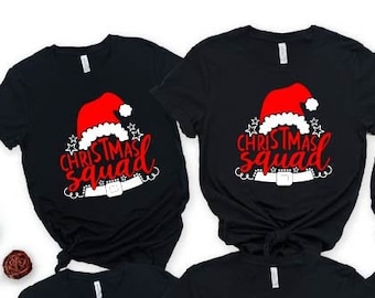 Christmas Squad Shirt: Matching Family Christmas Party Team Shirts