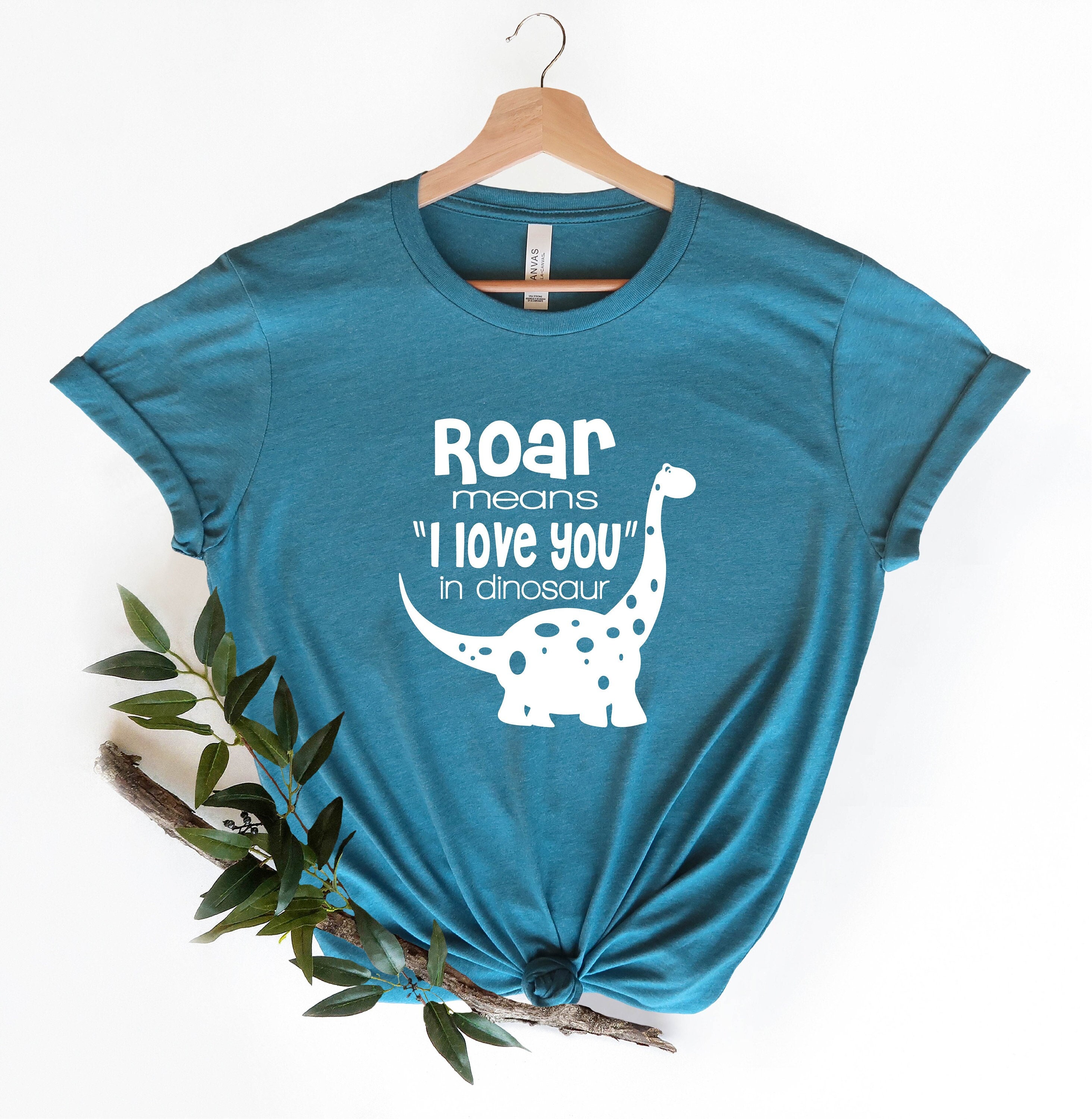 Roar means I love you in Dinosaur Pin by Lapeticrafter