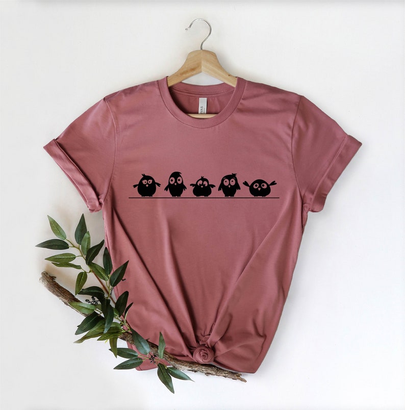 Funny Birds Shirt, Bird Shirt, Animal Lover, Animal Shirt, Gift for Friend, Animal Lover Gifts, Cute Birds Shirt, Bird Lover Gift image 1