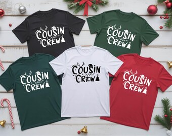 Christmas Cousin Crew Shirt, Matching Cousin Shirts, Cousins Christmas Tee, Family Christmas Shirt, Holiday Cousin Tee, Cousin Gift