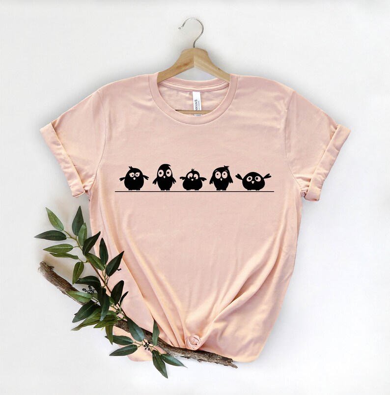 Funny Birds Shirt, Bird Shirt, Animal Lover, Animal Shirt, Gift for Friend, Animal Lover Gifts, Cute Birds Shirt, Bird Lover Gift image 3