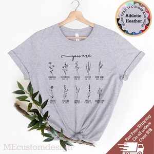Wildflower Christian Shirt: You Are Bible Verse, Church T-Shirt image 4