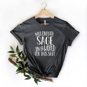 Funny Sage Shirt: Boho Hippie Meditation T-Shirt image 2
