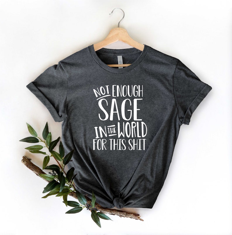Funny Sage Shirt: Boho Hippie Meditation T-Shirt image 2