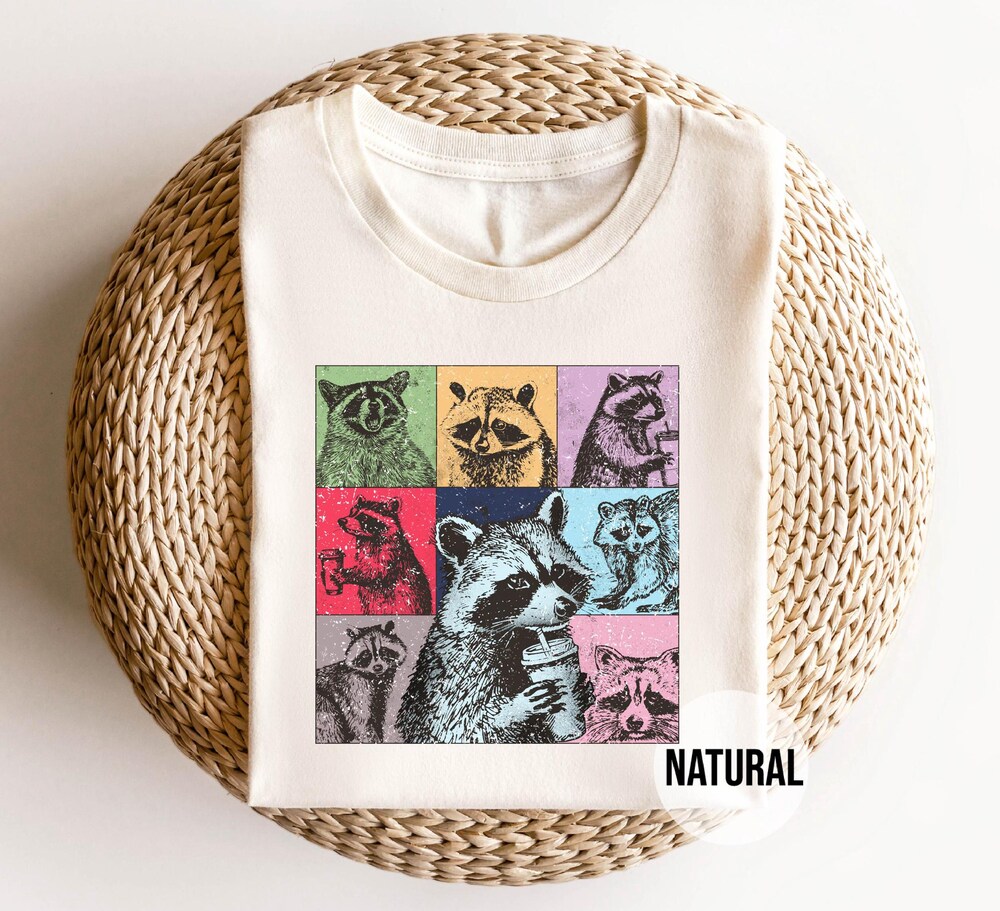 Racoon Drink Coffee Shirt, Racoon Meme Shirt, Funny Racoon T-Shirt, Trash Panda Shirt, Racoon Lover Shirt, Cozy Racoon Shirt, Racoon Lovers Urbanshirtlab