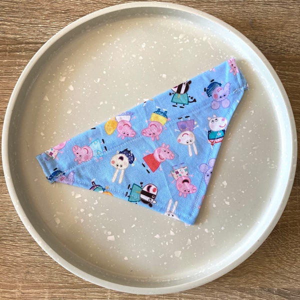 Bandana para perros inspirada en Peppa Pig