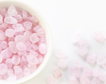 pastel pink decorative stone bulk bag