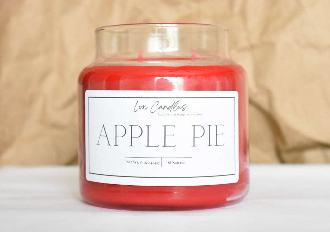 Apple Scented Candle// Apple Cider Candle// Custom Gift//home Etsy