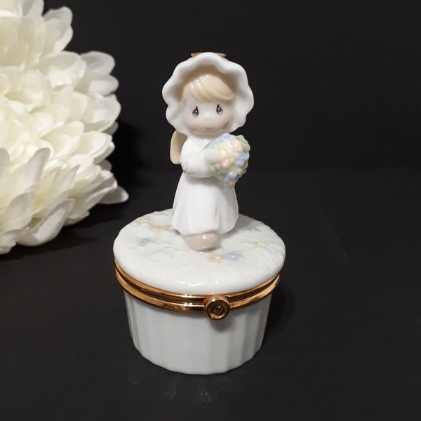 Precious Moments Trinket Box Vintage Lidded