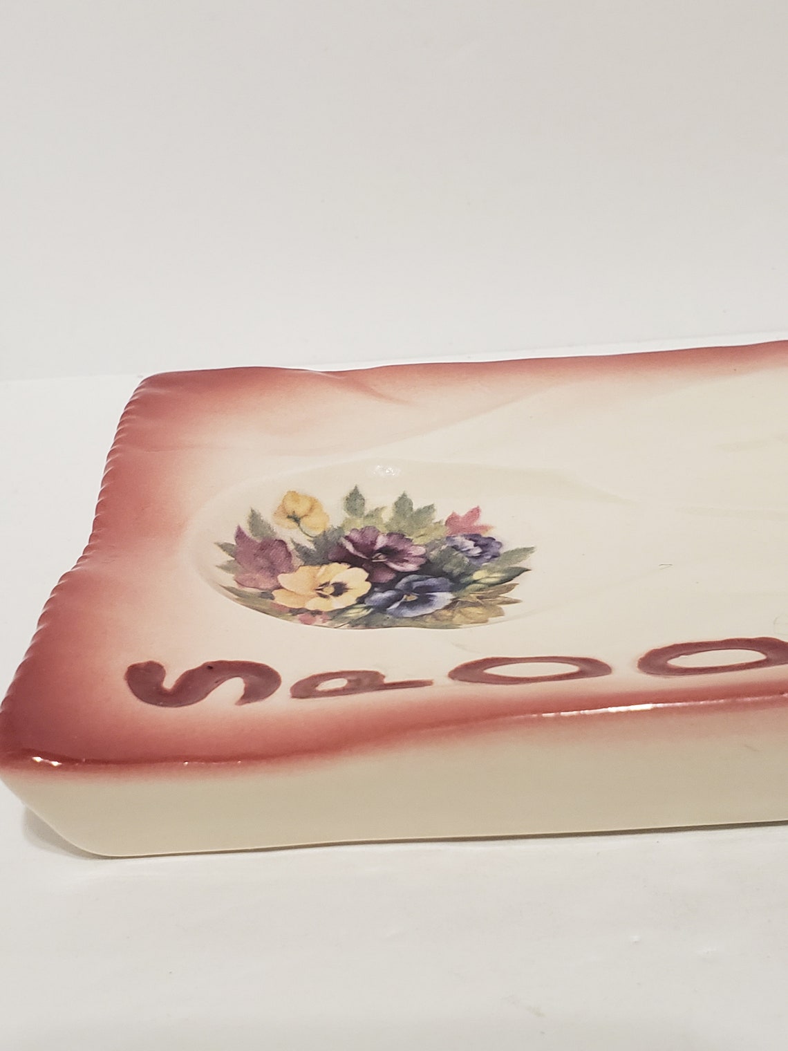 Spoon Rest Napkin Holder Set Vintage Etsy