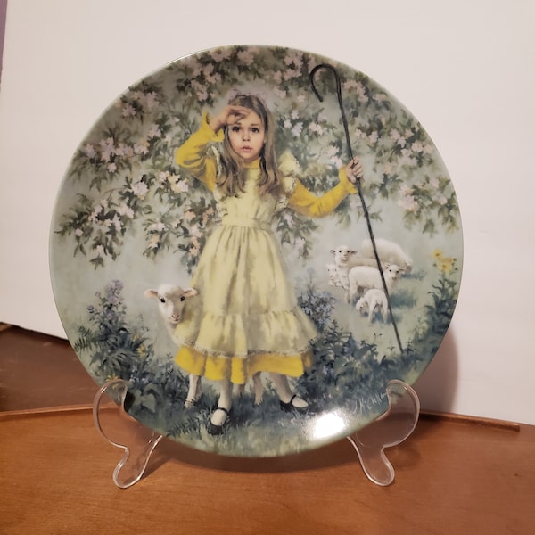 Vintage Lil Bo Peep Collector Plate 1983 Reco