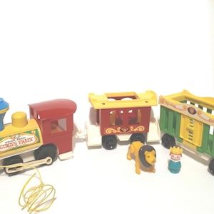 Vintage Fisher Price Circus Train 1973