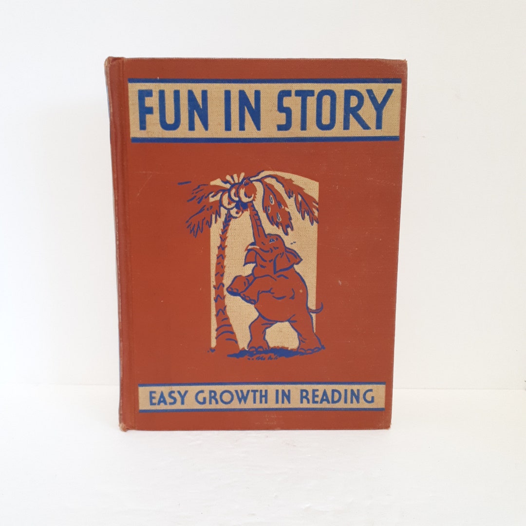 Vintage Children Book Fun in Story 1940's Language Arts Etsy Canada