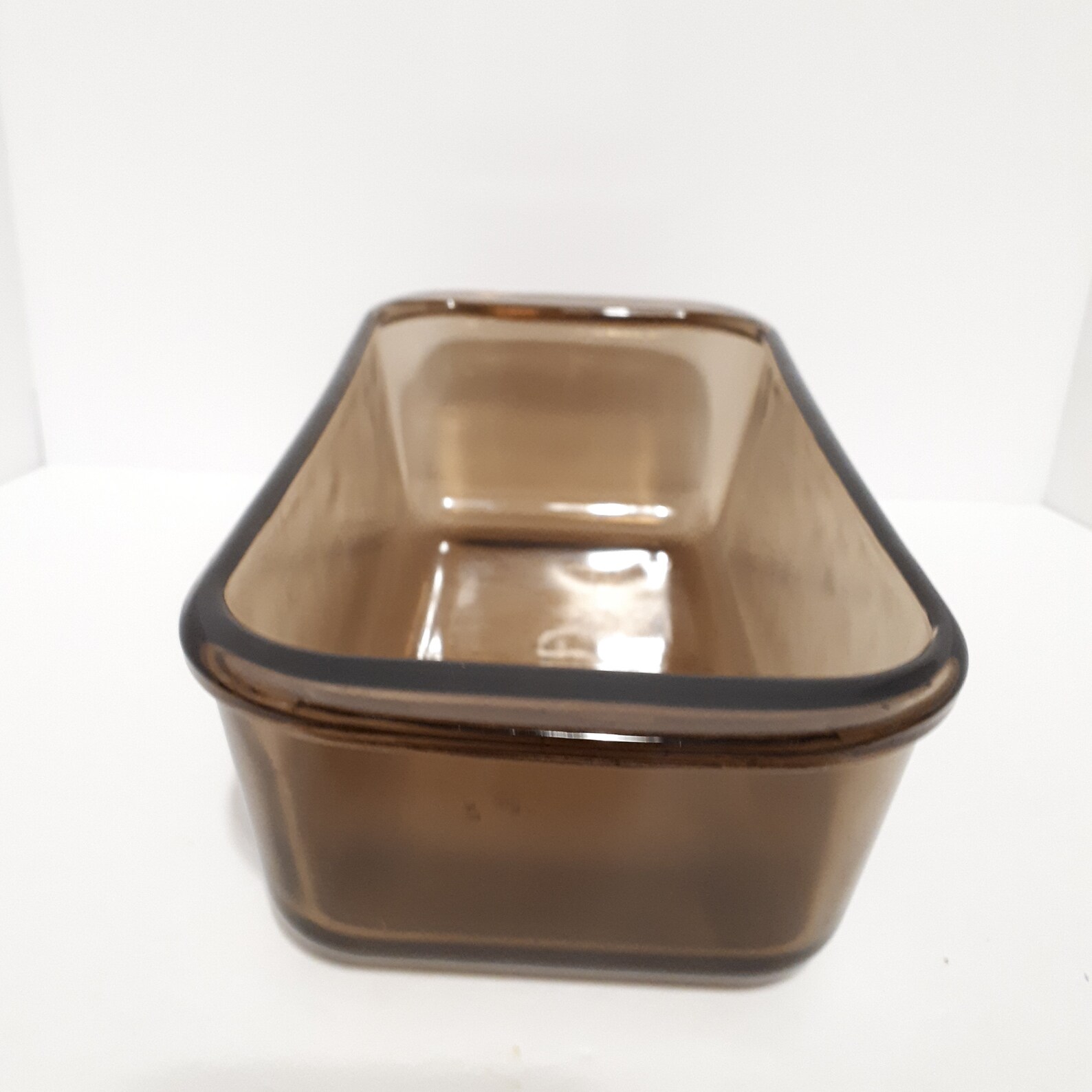 Pyrex Corning Amber Loaf Pan Vintage Glass Etsy