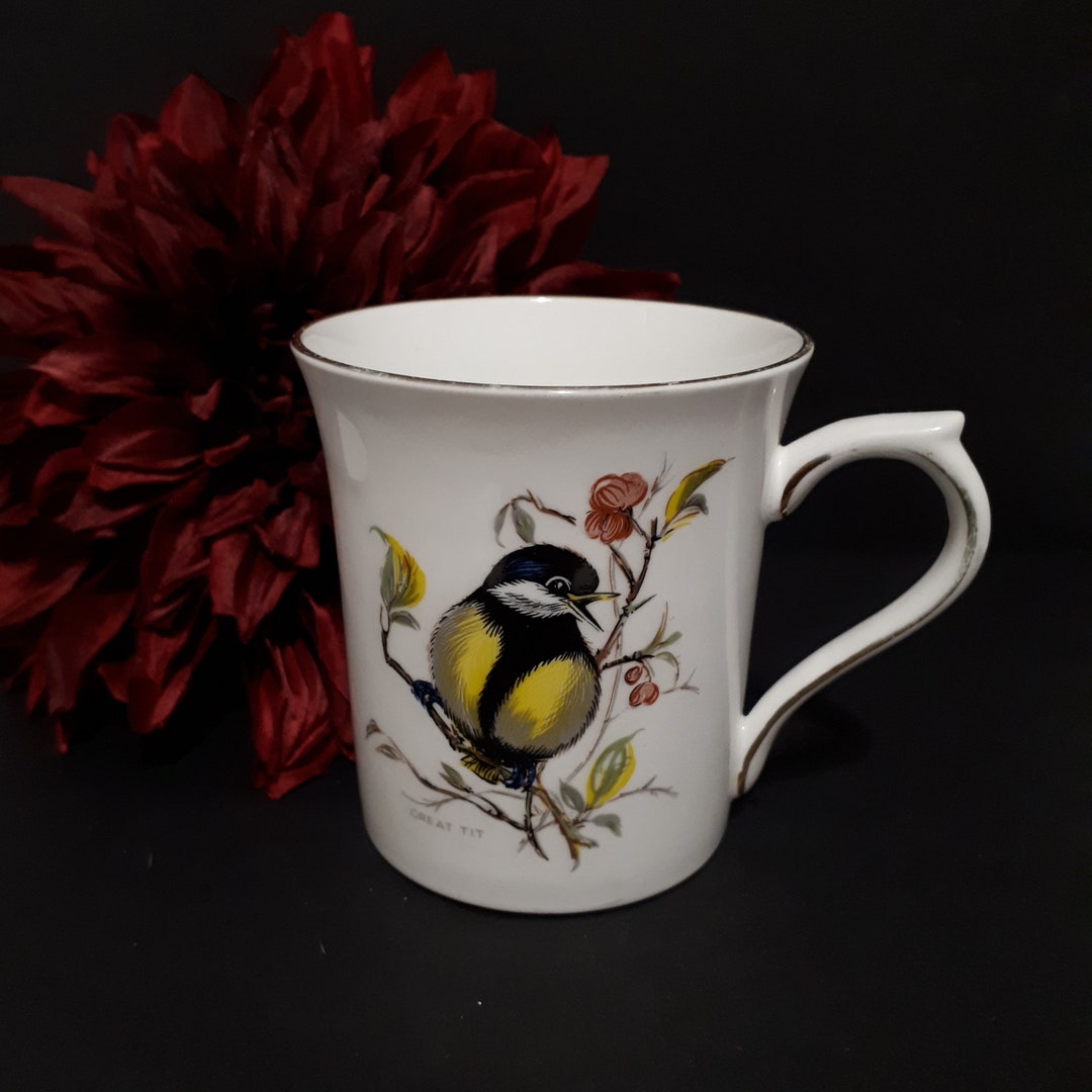 Vintage Bird Mug by Rosina Vintage 'great Tit' - Etsy