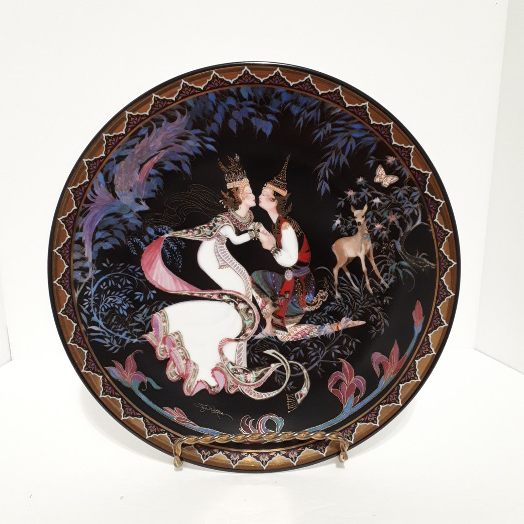 The Betrothal Collector Plate the Love Story of Siam Bradford - Etsy Canada