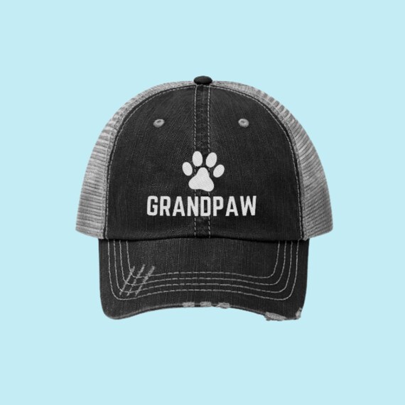 Grandpaw Hat Cat Grandpa Baseball Cap 