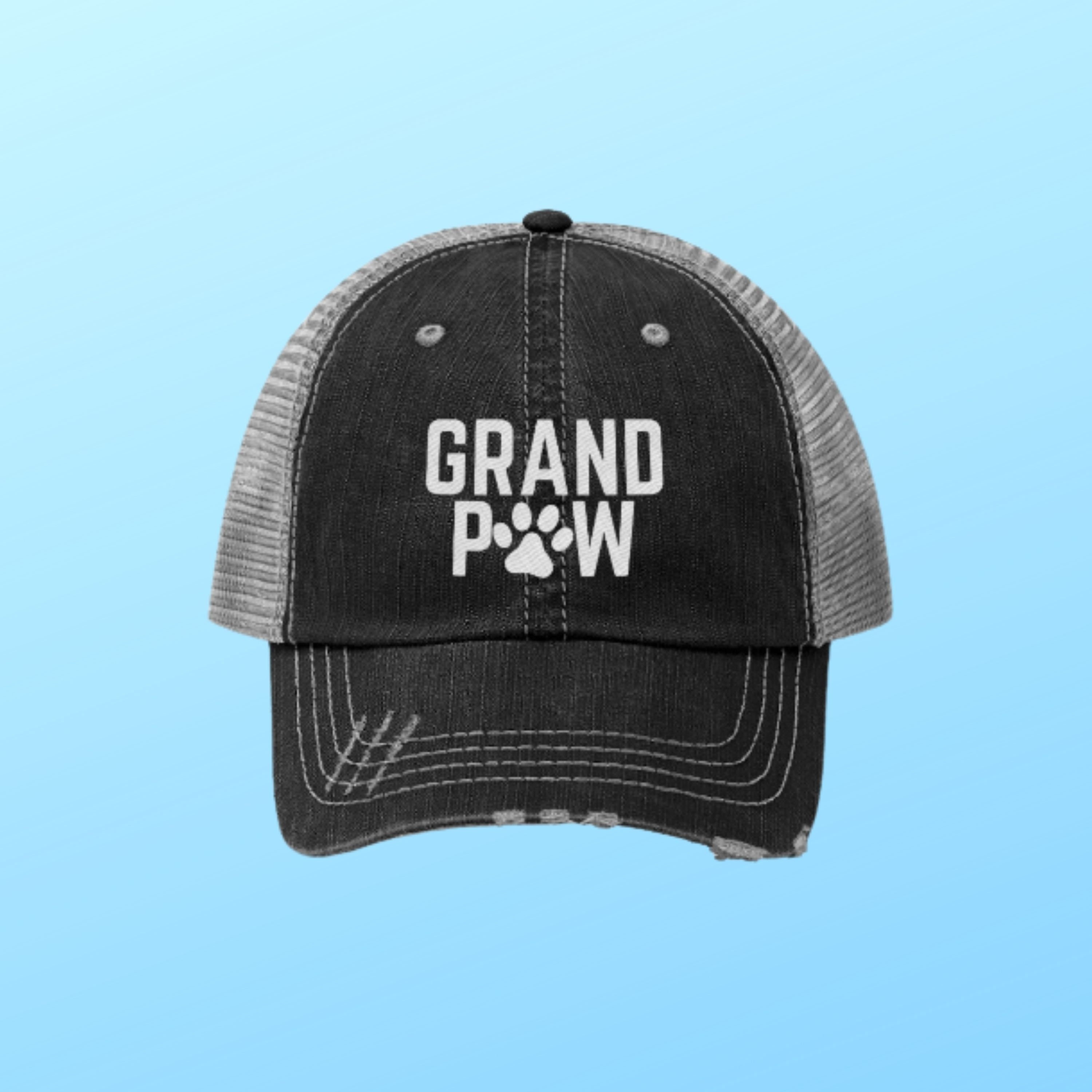 Grandpaw Hat Cat Grandpa Baseball Cap 