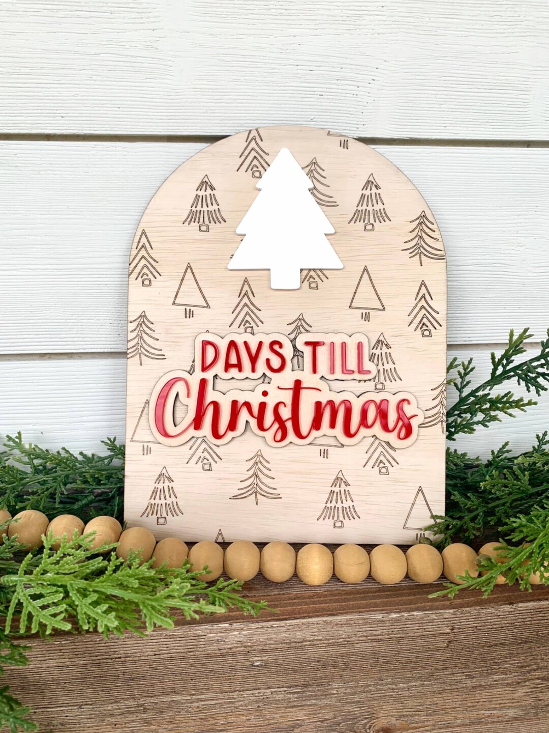 Christmas Countdown Sign Days Till Christmas Days Until - Etsy