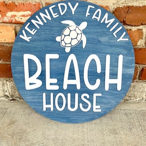 Personalized Beach House Sign, Beach Sign, Beach House Decor, Lake House Sign, Beach Decor, Beach Themed Decor, New Home Gift, Closing Gift, image 6