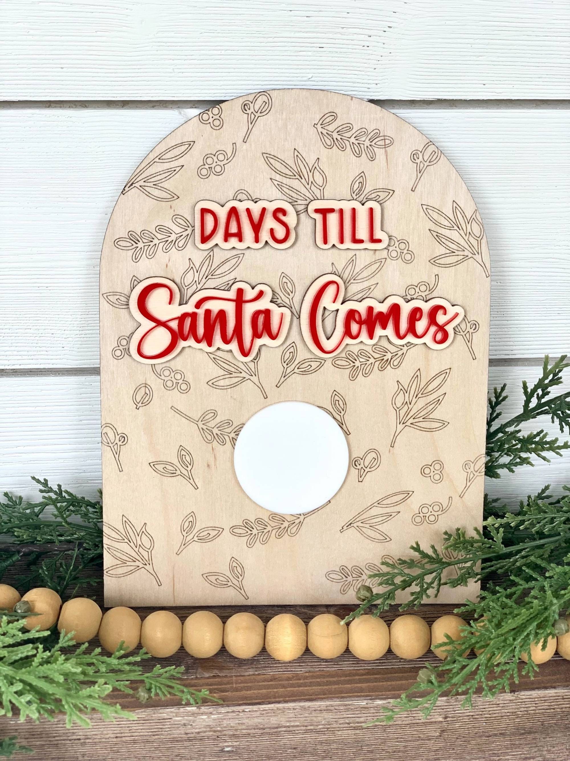 Christmas Countdown Sign Days Till Christmas Days Until - Etsy