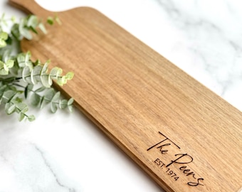 Personalized Cutting Board Custom Engraved Cheese Board Realtor Closing Gift Family Name Charcuterie Board New Home Gift Wedding Gift