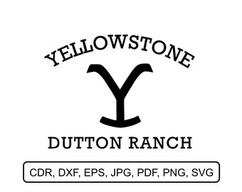 Download Yellowstone svg | Etsy