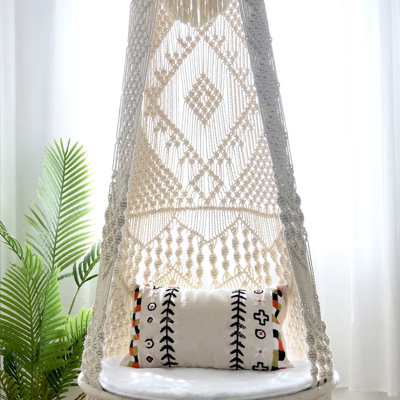 Hanging Chair Boho Chic Decor Hammock Chair for Farmhouse Etsy