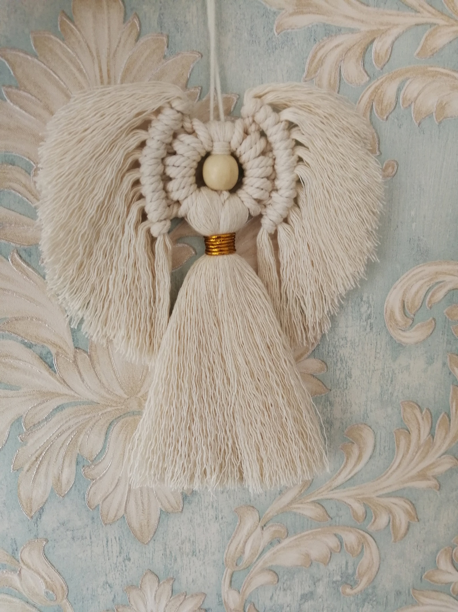 Diy Macrame Kit Macrame Angel Craft Kit With Macrame Pattern | Etsy