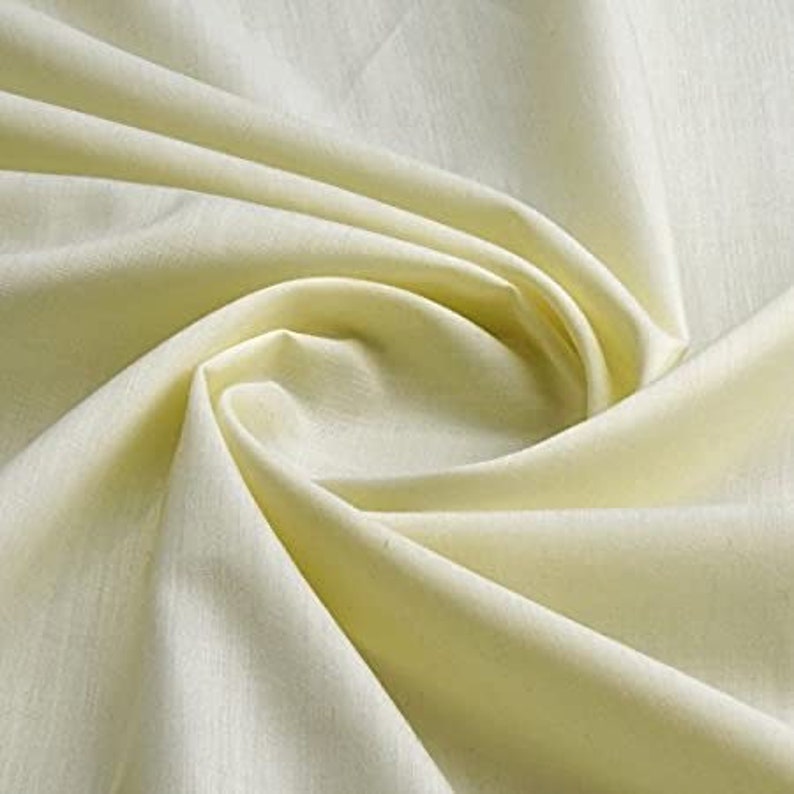 Quality 60 Wide Plain Poly Cotton Fabric Sold by the Meter Uk Stock