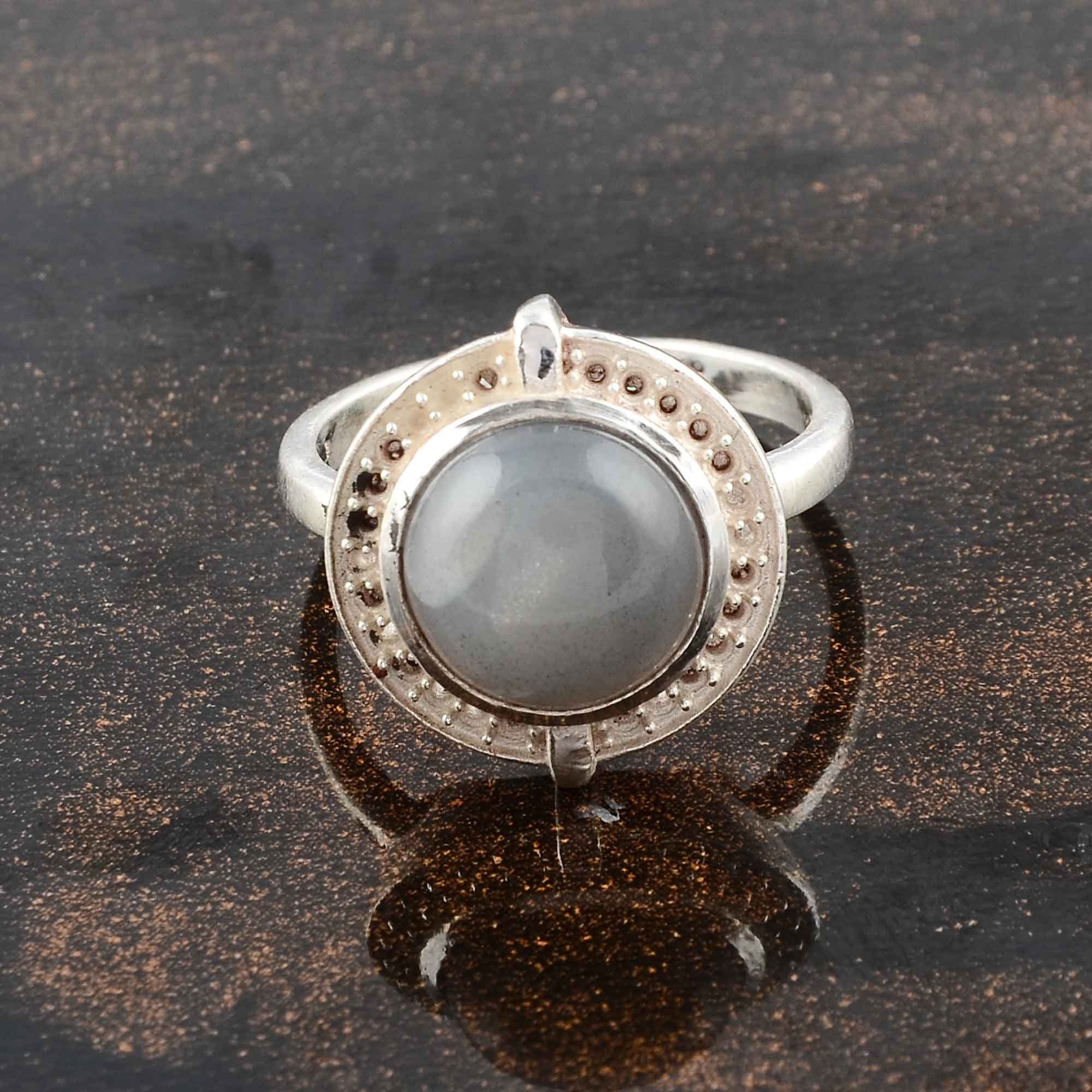 moonstone statement ring