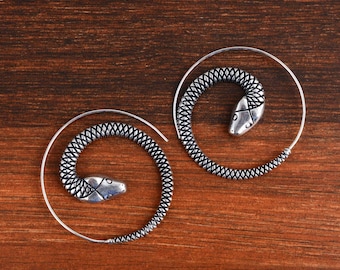 Animal Earrings, Statement Earrings, Cobra Earrings, Reptile Earrings, Gift for Snake Lovers