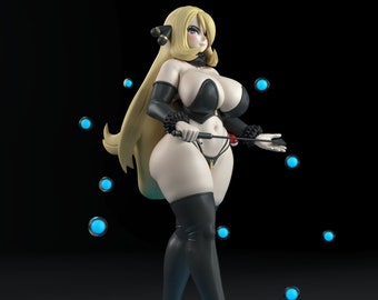 Dommy Mommy Champion Fan Art Pin Up Figurine | 3D Resin print | Garage Kit | by General Buta