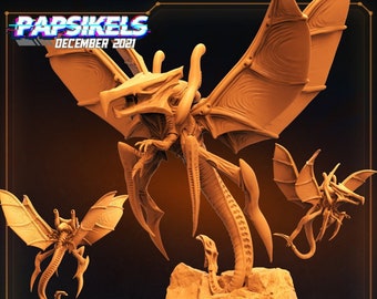 Gigerian Arachnid Hybrid Reaper | Dropship Troopers | 32mm Scale 3D printed Tabletop Gaming Miniature by Papsikels