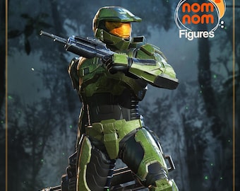 Estatua impresa en 3D de Mister Soldier, arte de fan, kit de garaje, kit de modelo, diseñado por Nomnom Figures