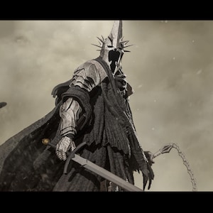 King of the Undead 3D Printed Statue Fan Art | Garage Kit | Model Kit | designed by Nomnom Figures