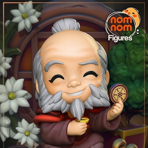 Wise Uncle Chibi 3D Printed Statue Kit | Garage Kit | Model Kit | designed by Nomnom Figures