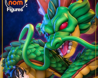 Chibi Wish Dragon 3D Printed Statue Kit | Garage Kit | Model Kit | designed by Nomnom Figures