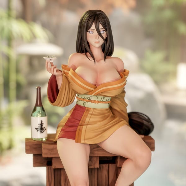 Ninja Prodigy Pin Up 3D Printed Figurine or Model Kit Designed by 3DMomoji