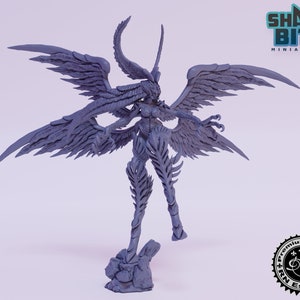 RPG Monster Miniature Garuda, 32mm Scale 3D printed Tabletop RPG for Dungeons & Dragons, Pathfinder, and more by RN Estudio