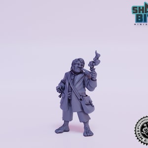 Against the Shadows Rosco Goodsong Miniature, 32mm scale 3D printed Tabletop RPG for DnD, Pathfinder, and more by RN Estudio