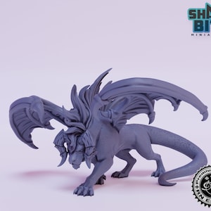 The Monster Hunters Carac Miniature, 32mm scale 3D printed Tabletop RPG for DnD, Pathfinder, and more by RN Estudio