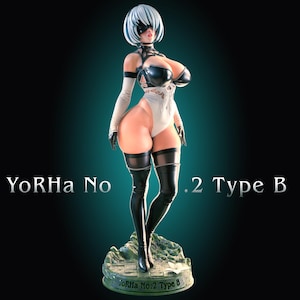 Android Girl Pin Up Figurine | 3D Resin print | Model Kit | Garage Kit | by Officer Rhu