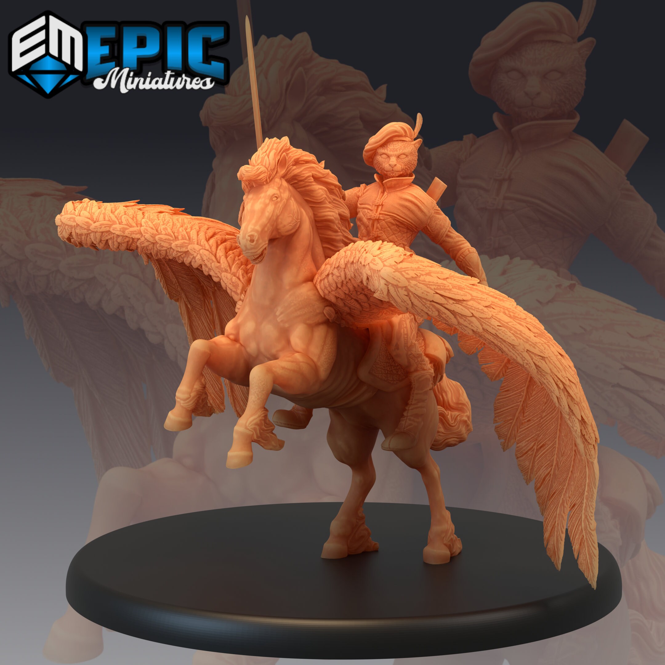 and more by Epic Miniatures 50mm 3D printed Tabletop RPG for Dungeons & Dragons Cerberus Miniatures Pathfinder