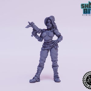 Classic JRPG Miniature Jessie, 32mm scale 3D printed Tabletop RPG for Dungeons & Dragons, Pathfinder, and more by RN Estudio