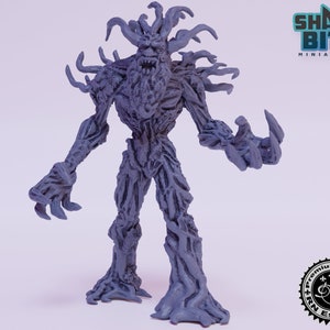 Against the Shadows Treefang Treeant Leader Miniature, 32mm scale 3D printed Tabletop RPG for DnD, Pathfinder, and more by RN Estudio