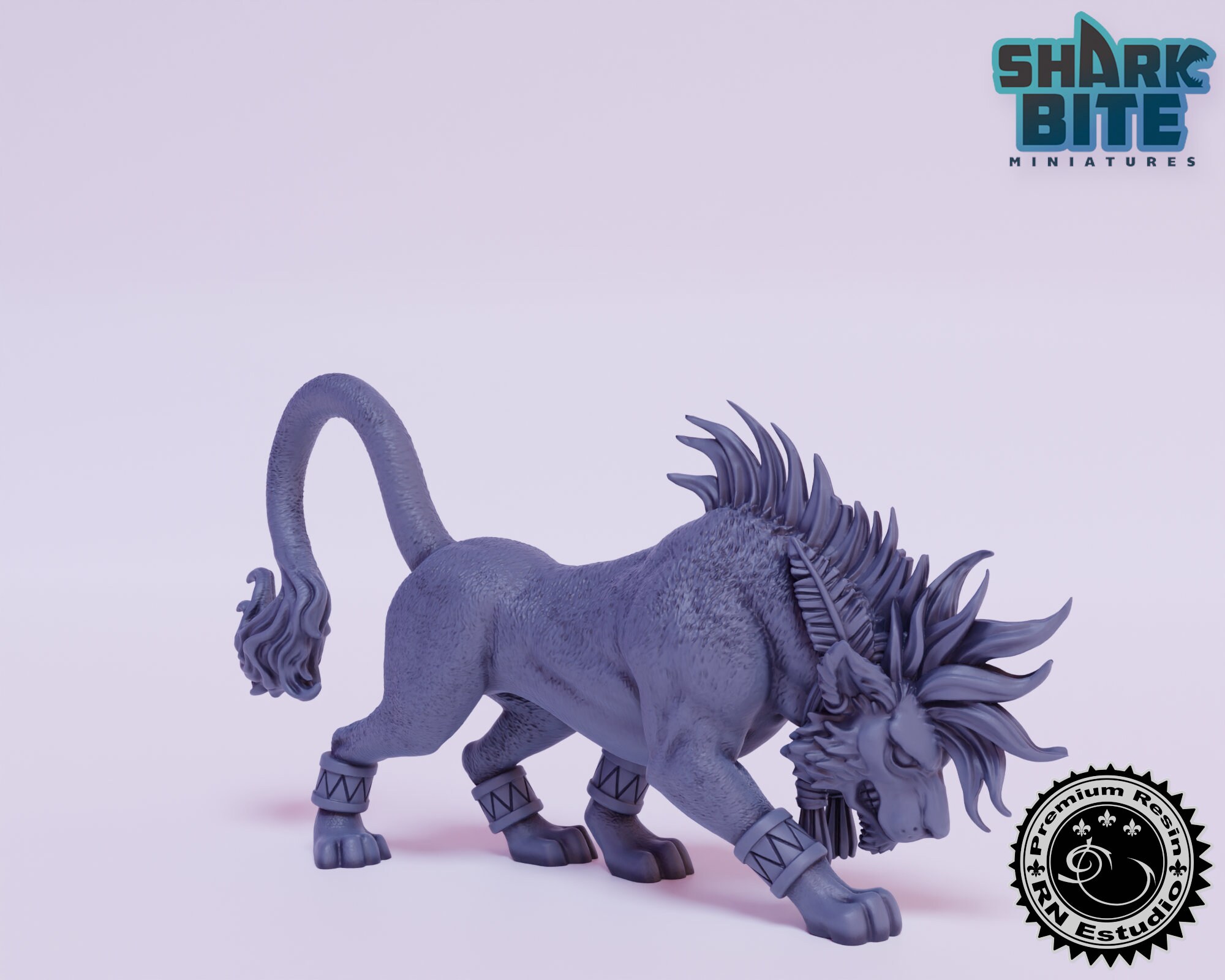 Classic JRPG Character Miniature Nanokor, 32mm scale 3D printed Tabletop RPG for Dungeons & Dragons, Pathfinder, and more by RN Estudio