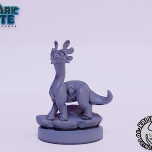 Kaijumon Amaura 3D Printed Miniature | Designed by Kaijumon Miniatures | Resin Printed | Unpainted Miniature